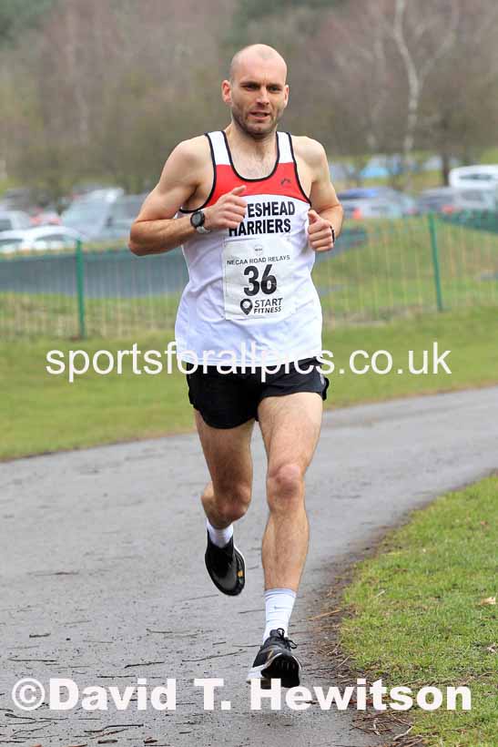 Senior Men and Veterans (Over 40s), 2023 NECAA Royal Signals Relays, Hetton le Hole, County Durham. Photo: David T. Hewitson/Sports for All Pics